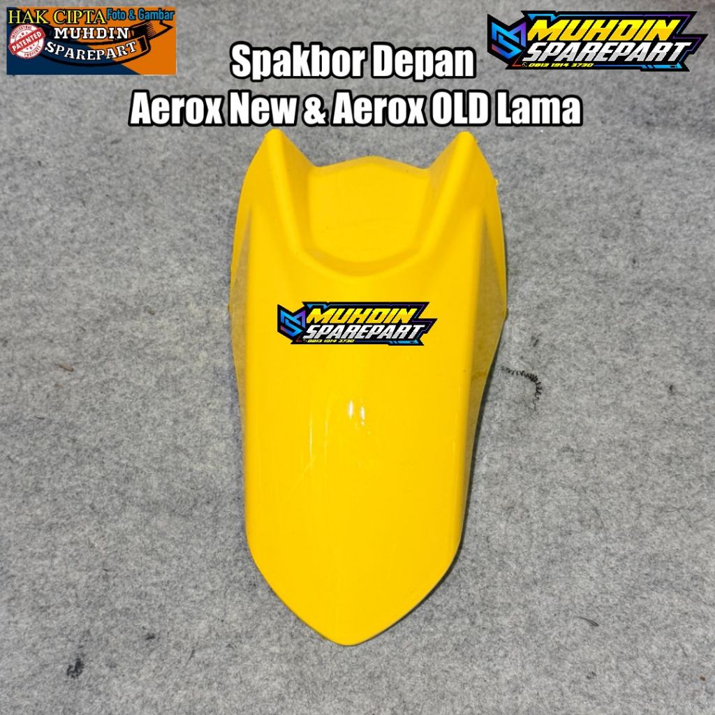 Spakbor Depan Aerox New / Aerox Old Lama Kuning