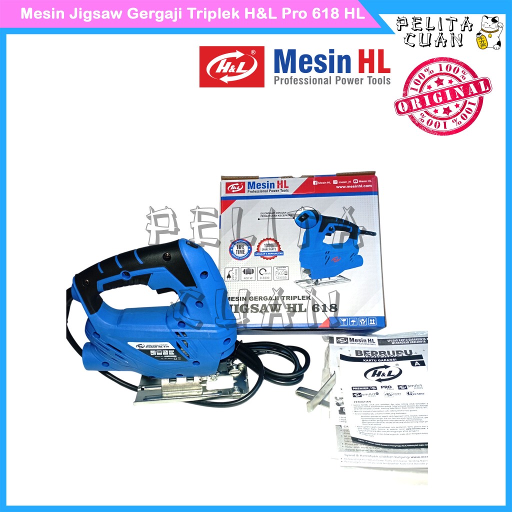Mesin Jigsaw Gergaji Triplek H&L Pro 618 HL