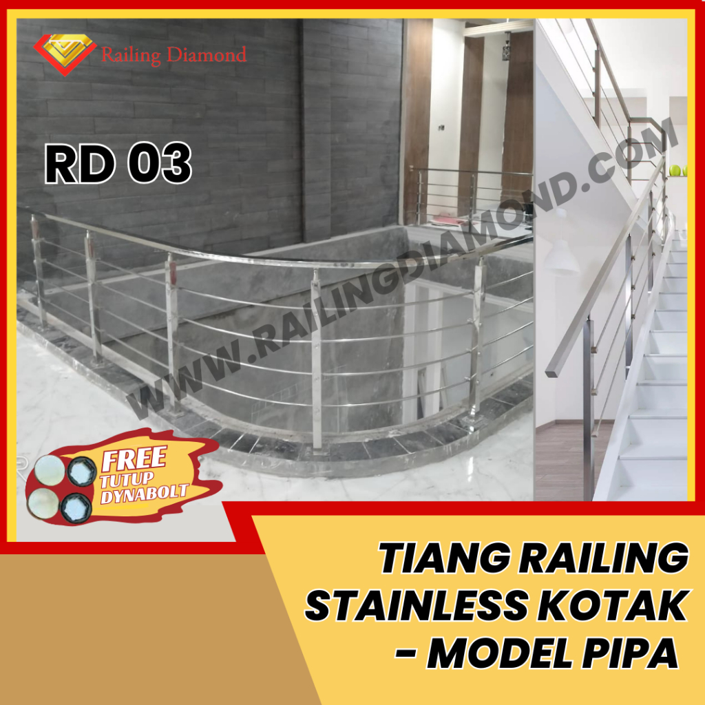 Railing Tangga Stainless RD 03
