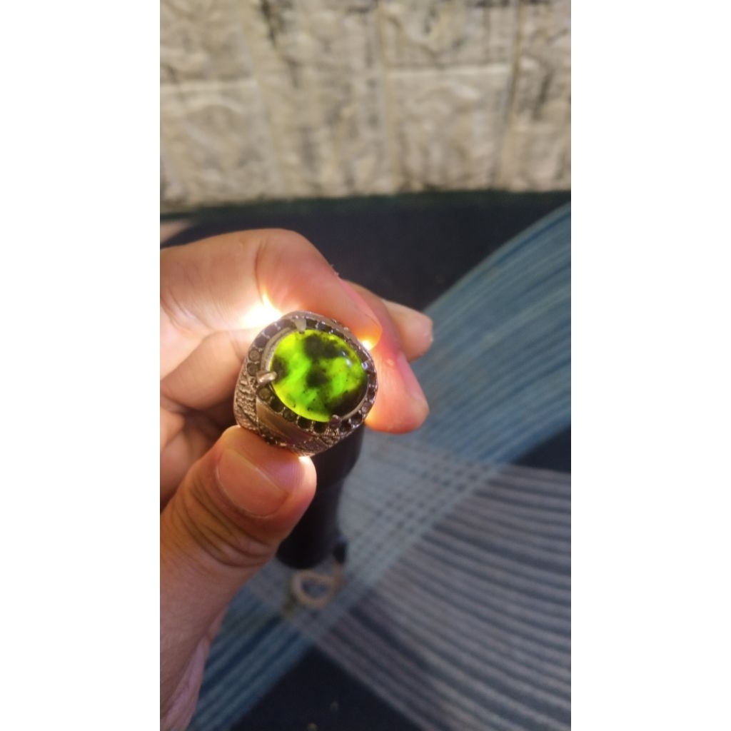 batu cincin idocrase lumut aceh