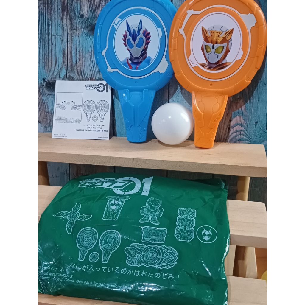 McD Japan Kamen Rider Zero One Pingpong Set