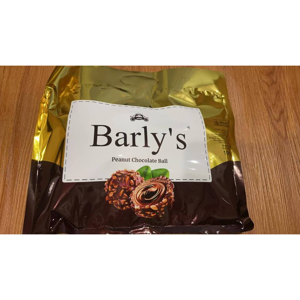 barly's peanut chocolate ball 195g peanut ball