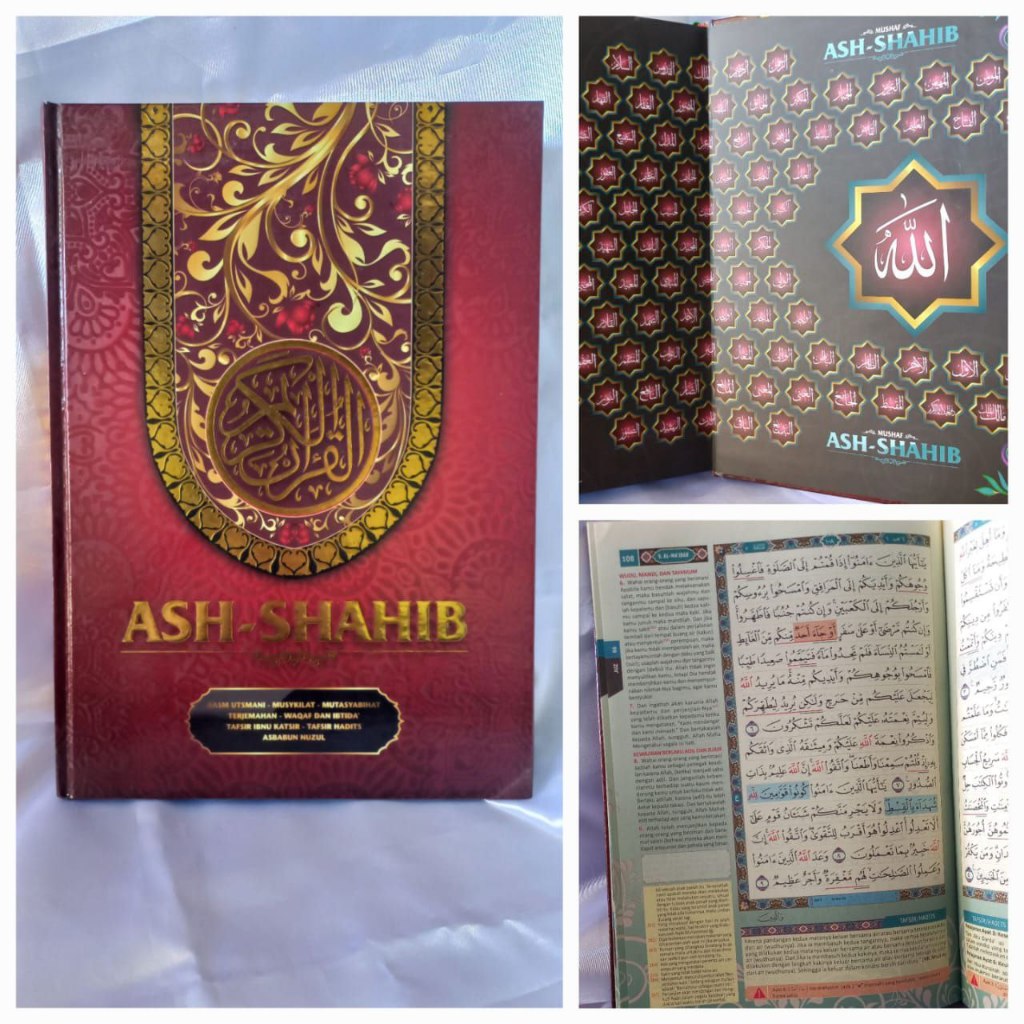 AL QUR’AN MUSHAF ASH SHAHIB A4 TERJEMAHAN DAN NON TERJEMAH