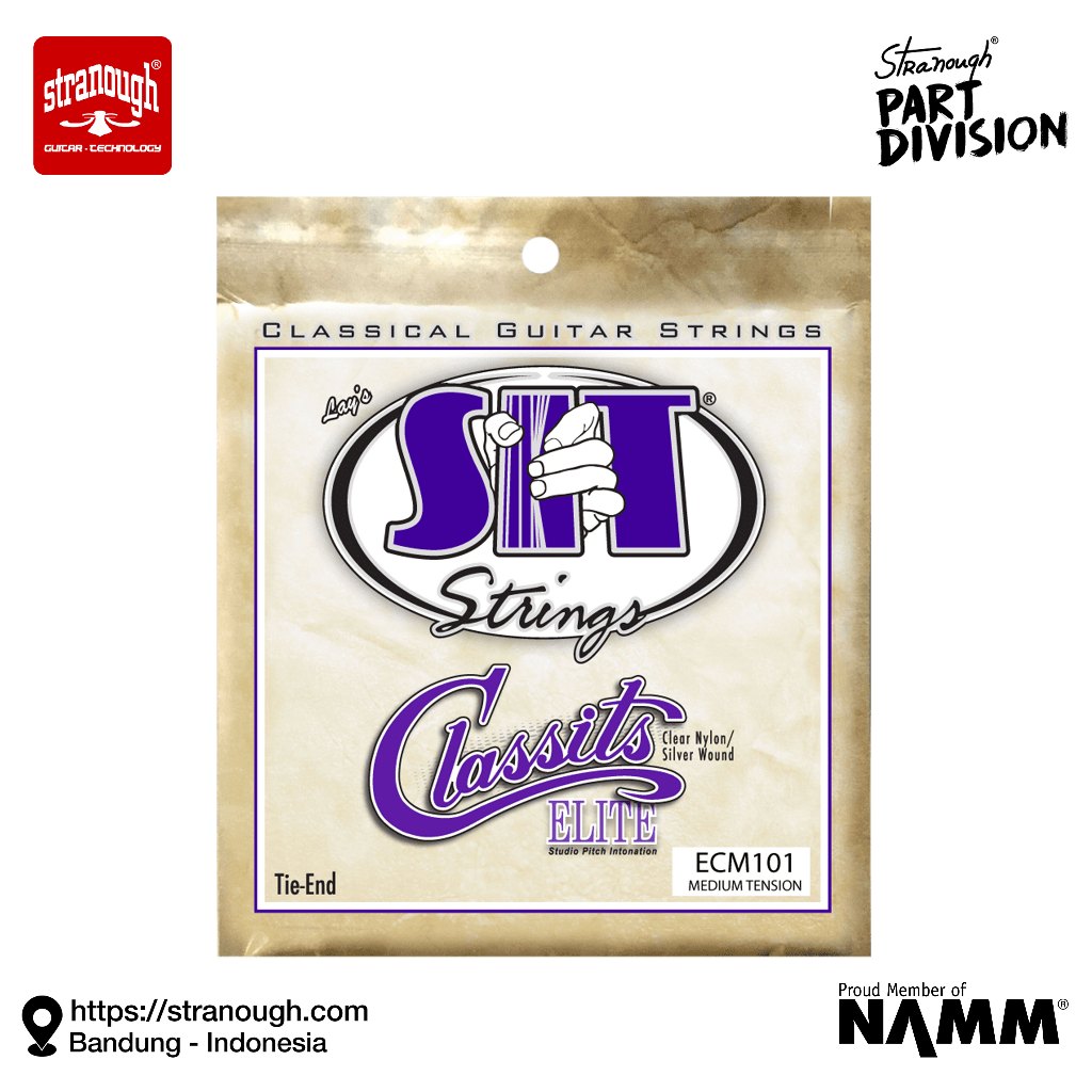 SIT ECM101 Classits Elite Silver Wound Tie End Classic Strings