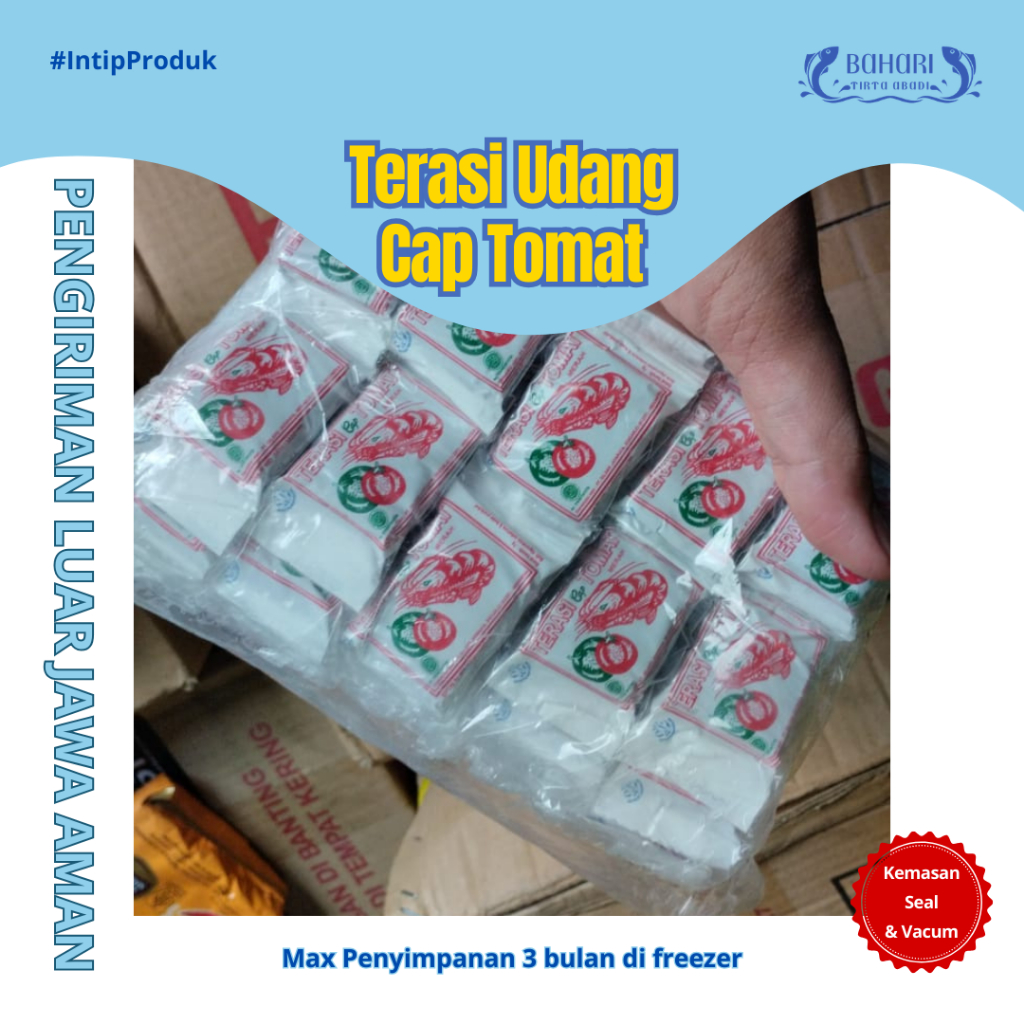 Bahari Tirta Abadi - Terasi Udang Cap Tomat Khas Sidoarjo Gurih, Wangi & Praktis