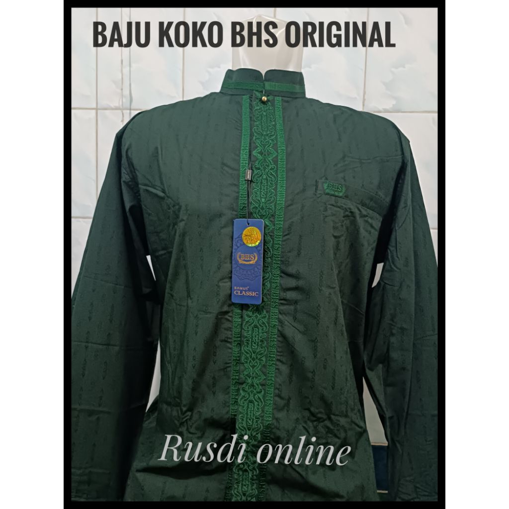 BAJU KOKO BHS CLASSIC Motif TERBARU LENGAN PANJANG