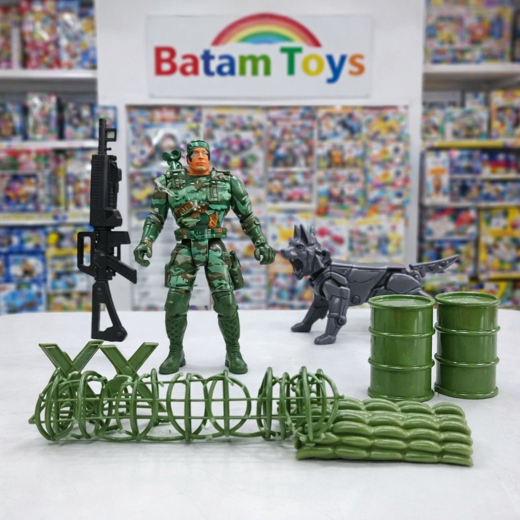 Batam Toys Mainan Anak Robot Tentara Militer Robot Polisi Mainan Anak