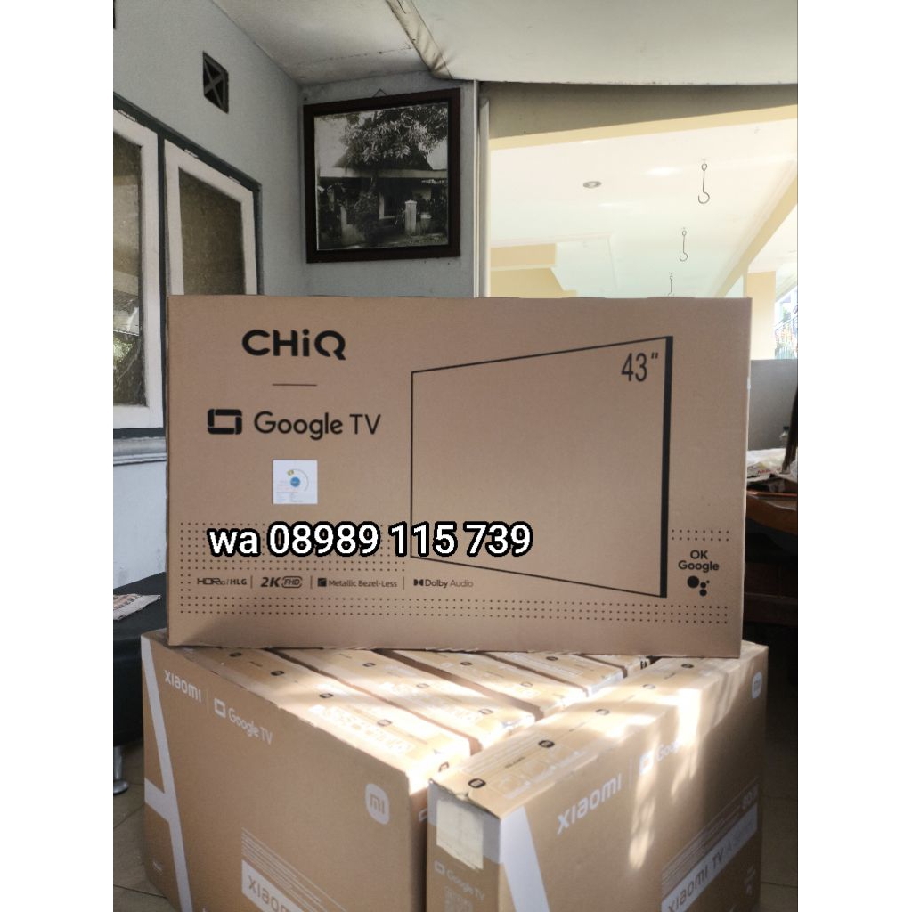 CHIQ By Changhong Google TV 43 inch FHD ( area Magelang only)