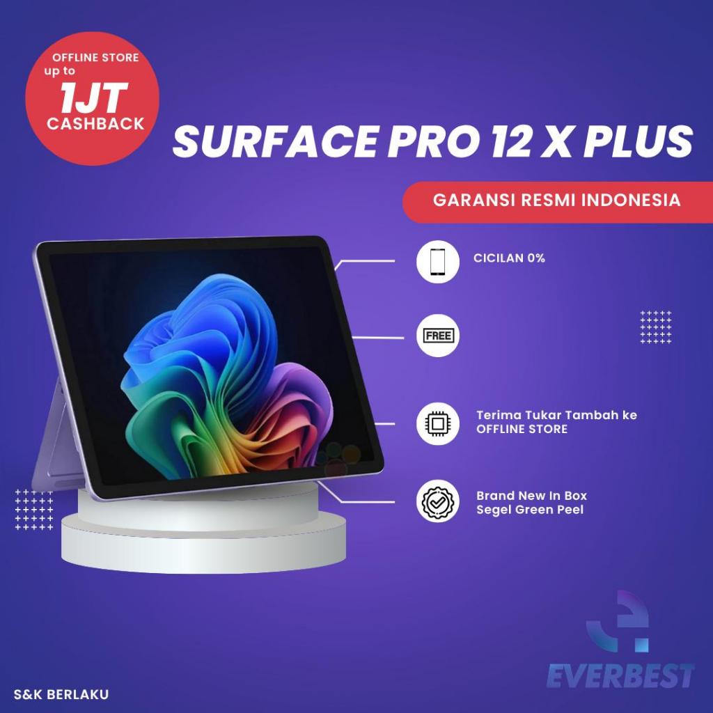 MICROSOFT SURFACE PRO 12 (PLUS) NEW GARANSI RESMI