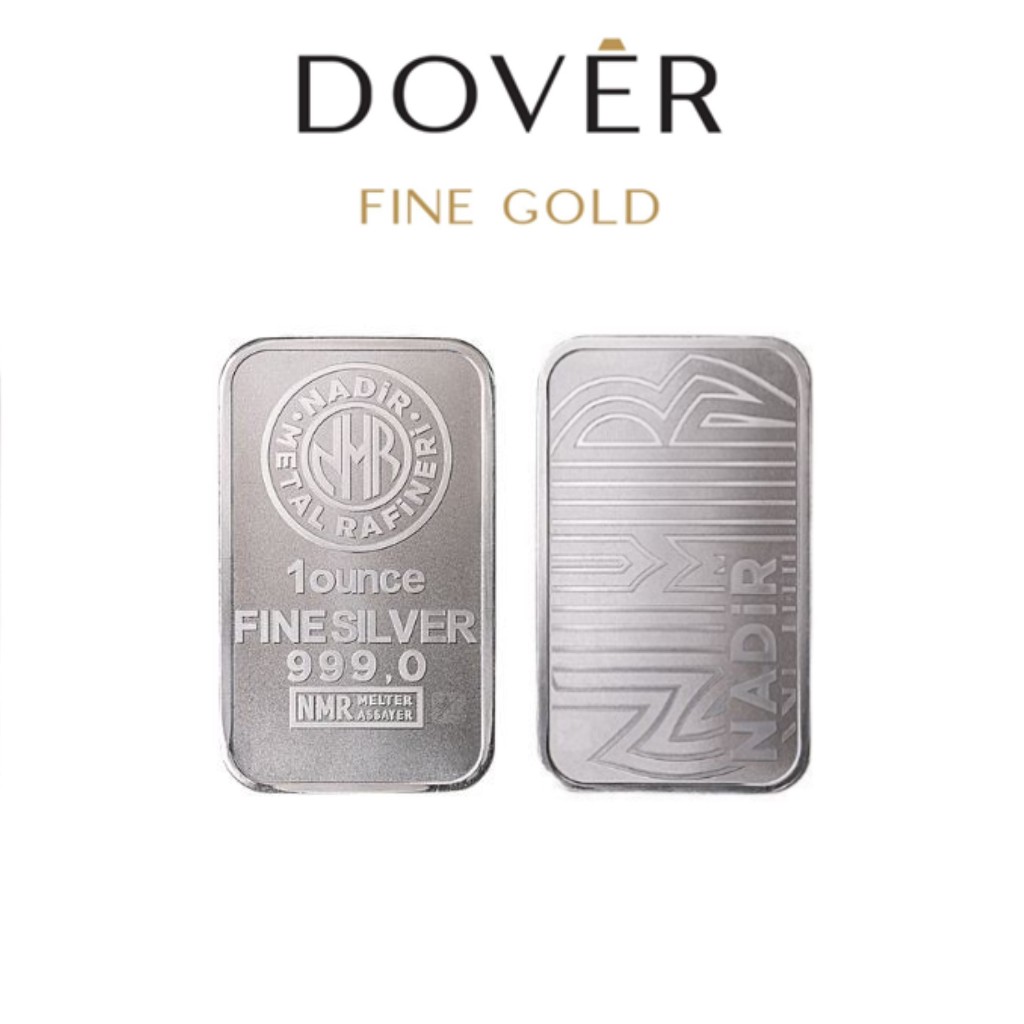 READY STOCK Perak Batangan Nadir Turki Turkey Silver Bar 99.90% 1 Troy Ounce Oz 31.1 gram