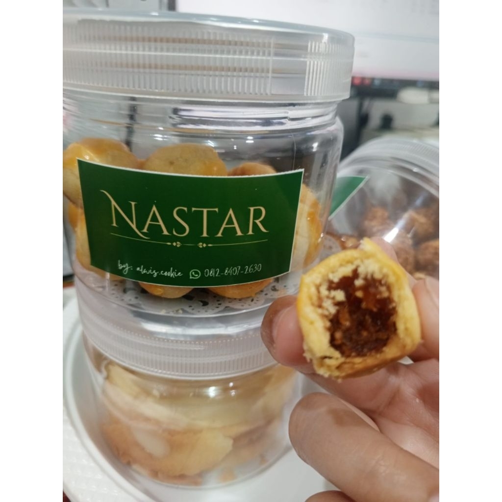 NASTAR / ALMOND CRISPY / PALM CHEESE COOKIE. KUE KERING LEBARAN PREMIUM