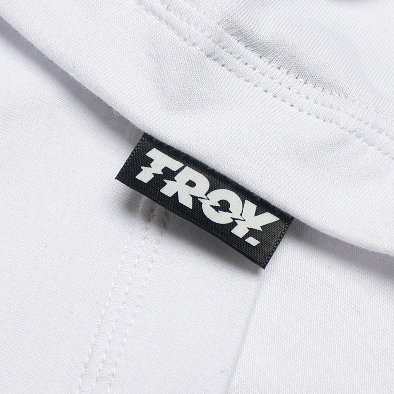 Troy Company Wangky Polo Shirt Full White Stellar Track - Kaos Polo Putih WKD 2985