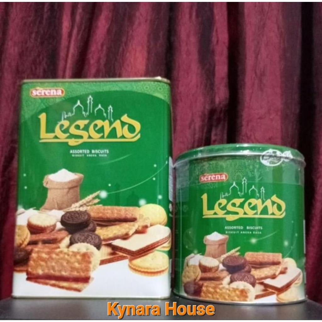 Serena Biscuit Legend Assorted Kaleng