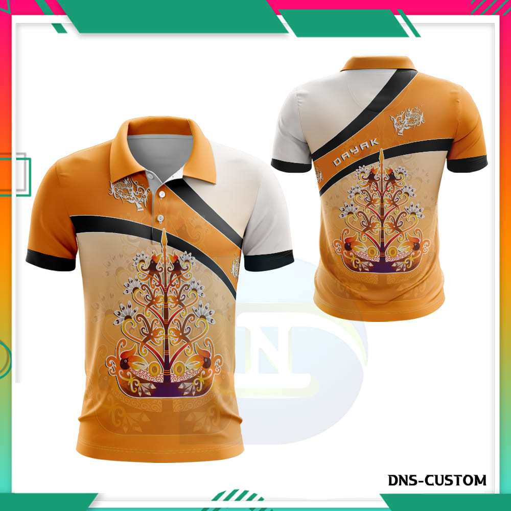 Kaos Jersey Ranting Dayak Pria/Jersey Fullprinting Custom/Baju Ranting Dayak
