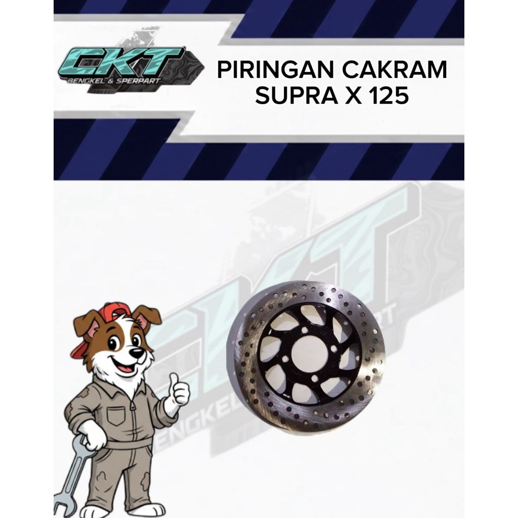 CAKRAM/PIRING/PIRINGAN CAKRAM DEPAN HONDA SUPRA X 125