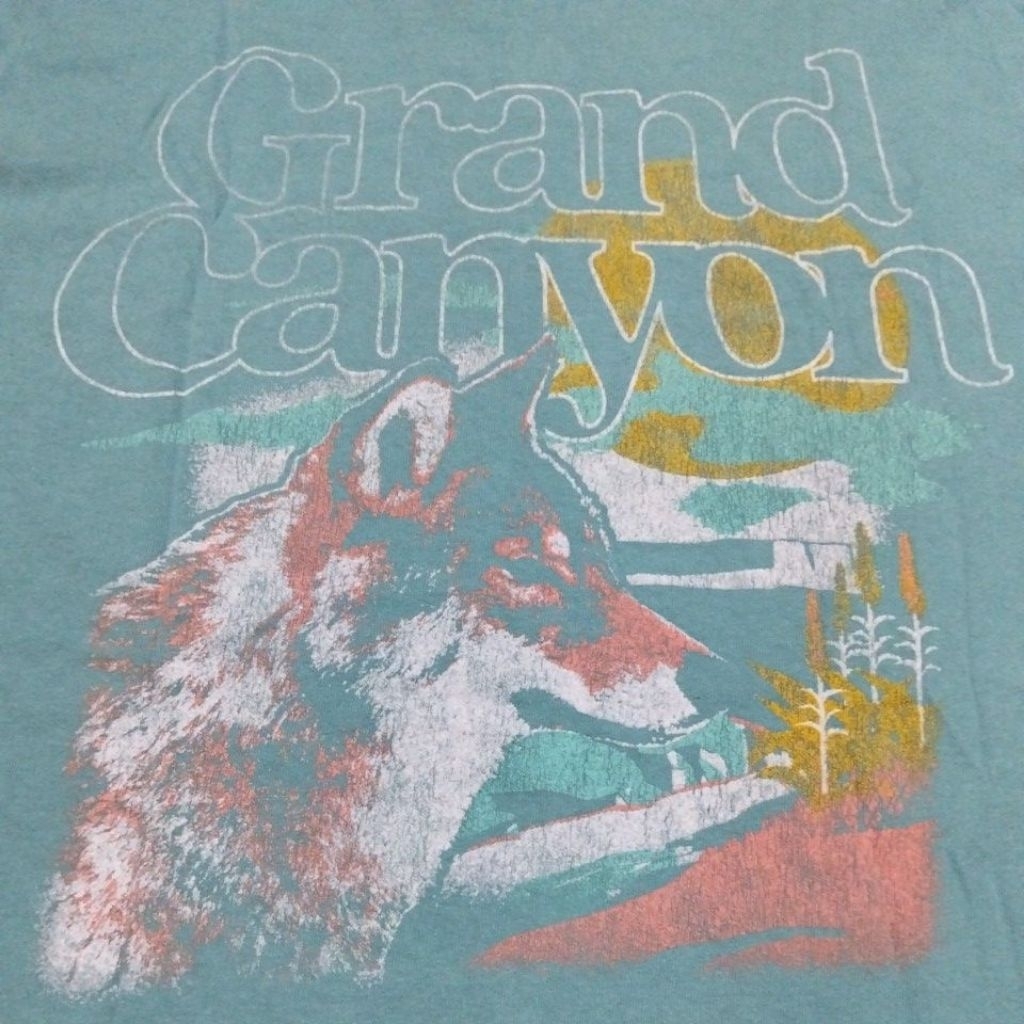 kaos bekas hewan vintage