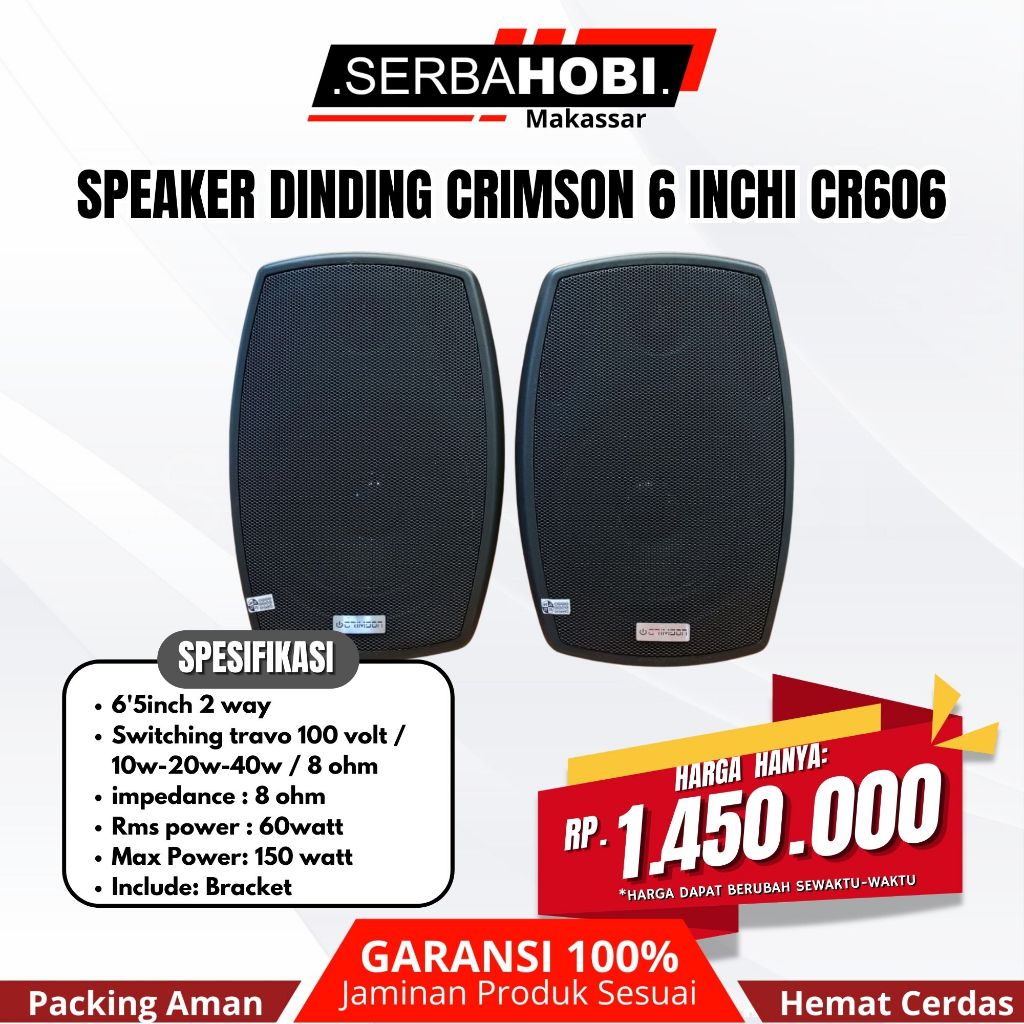 SPEAKER DINDING CRIMSON CR606 / SPEAKER MONITOR AUDIO CRIMSON
