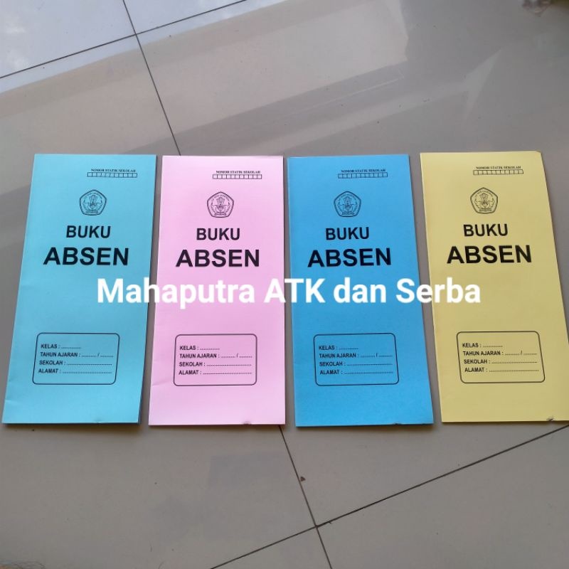 Buku Absen Murah Grosir Buku absen panjang