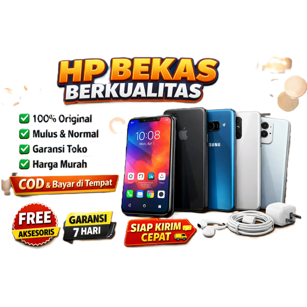 Bekas Berkelas Android Snapdragon Mediatek 4G/5G