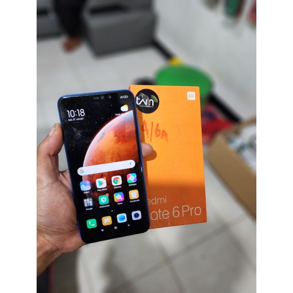 redmi not 6 pro 4/64 second