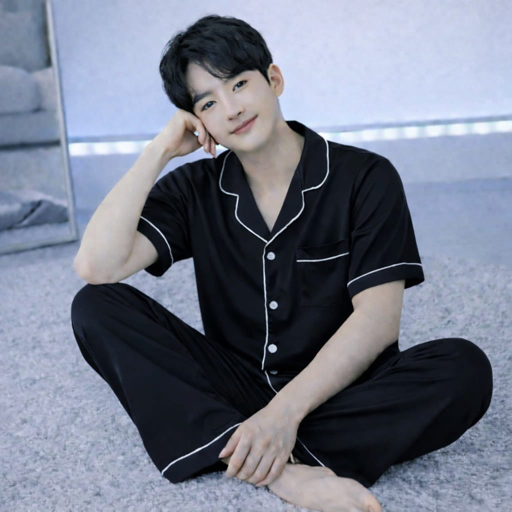 Set Baju Tidur Pria Dewasa Polos | Piyama Dewasa Pria Polos CP nyaman