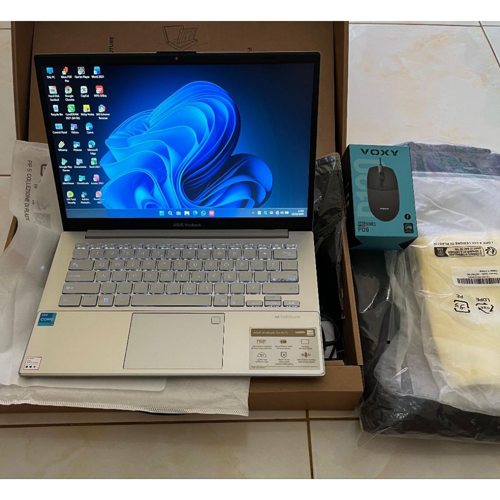 ASUS VIVOBOOK CORE I3 N305 TERBARU LIKENEW