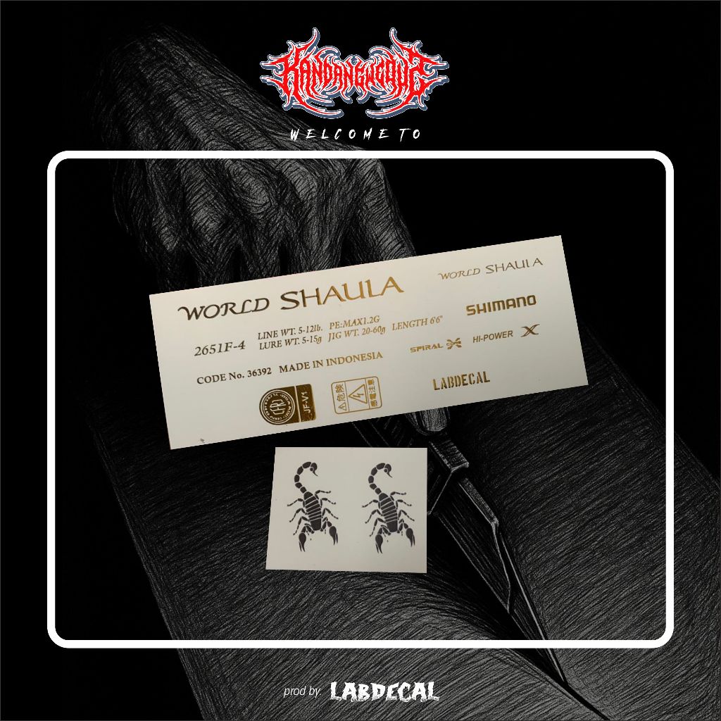 rebuild water slide decal world shaula 2651F-4