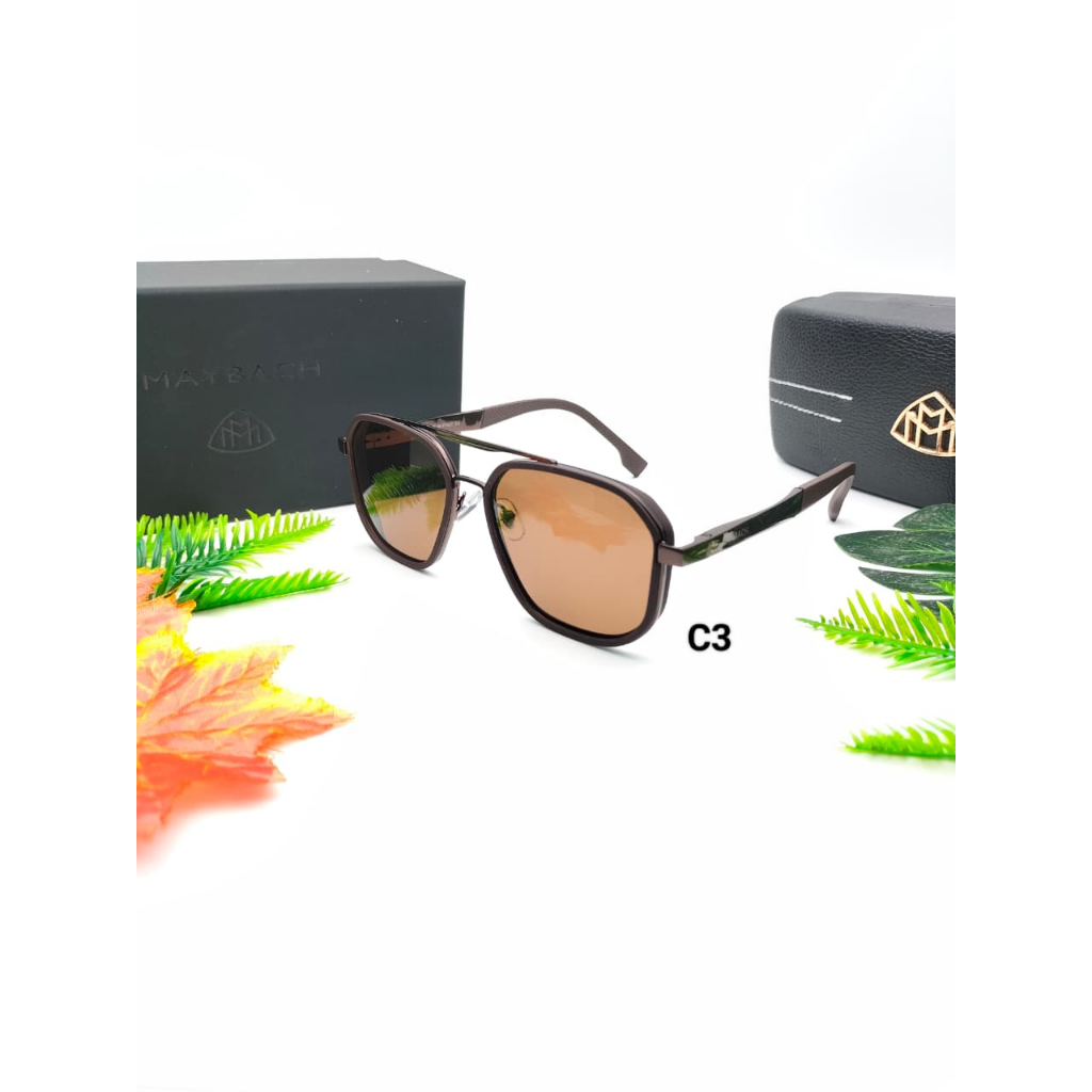 TWO_ONE.ID | Kacamata Hitam Gaya Trendy Tampil Stylish Sunglasses Fashion Maybach 8271 Lensa Polariz