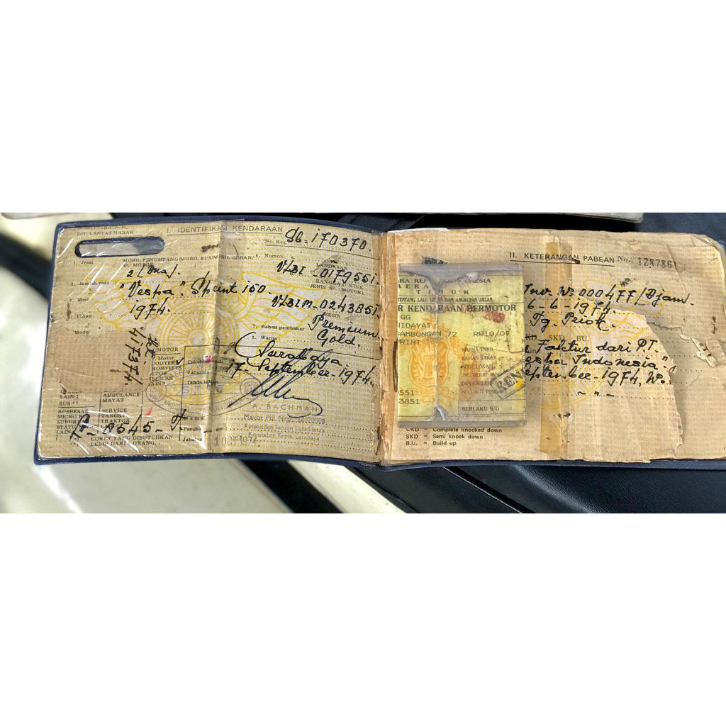 dokumen vespa sprint bagol 74 Gold