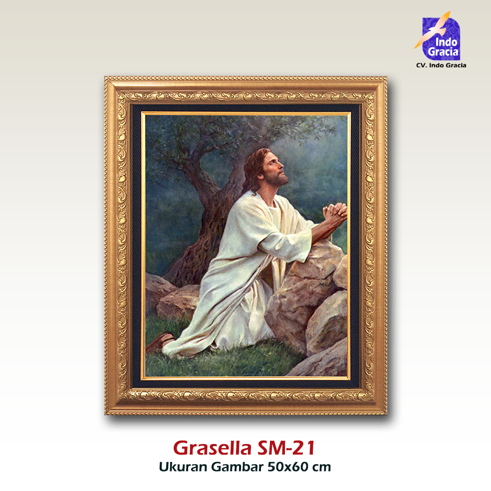 Lukisan Tuhan Yesus berdoa di Taman Getsemani: GSM-21