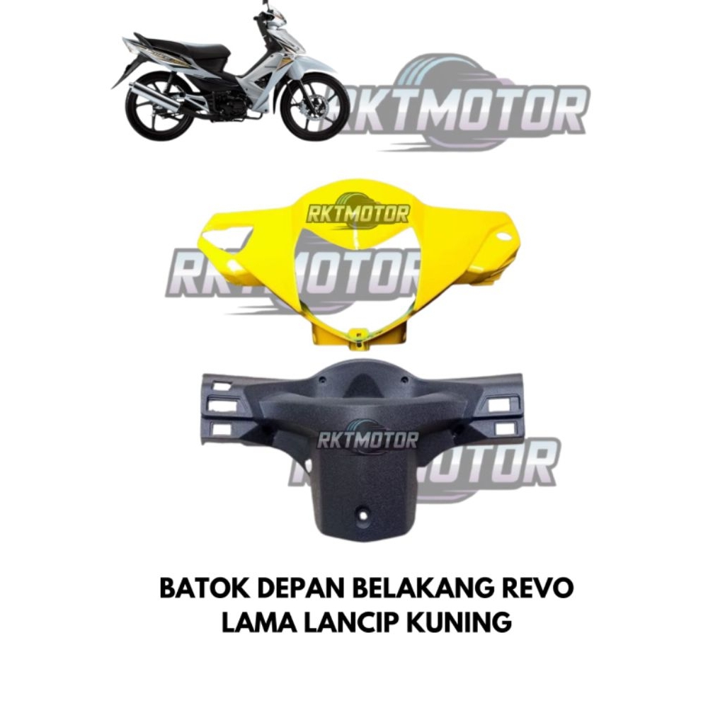 SATUAN - BATOK DEPAN BELAKANG REVO LAMA LANCIP KUNING // BATOK AB REVO LAMA KUNING