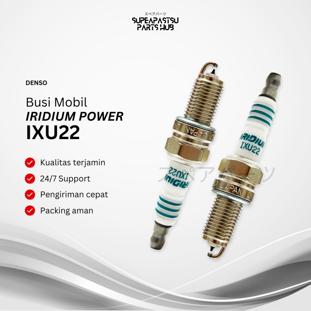 Busi Iridium Power IXU22 untuk Mobil Avanza Xenia VVT-i 2006-2015 Rush Terios Gran Max Sirion Xenia 