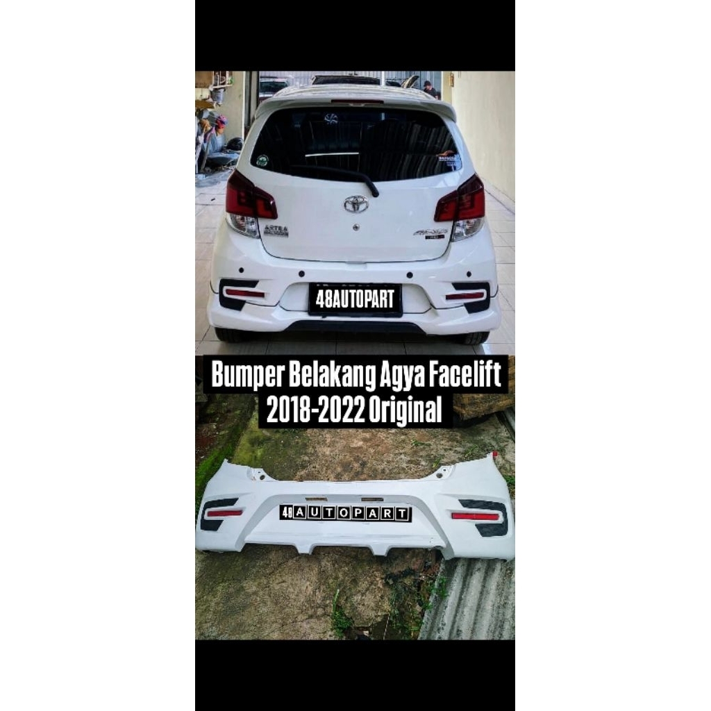 Bumper Belakang Agya Facelift 2018-2022 Original