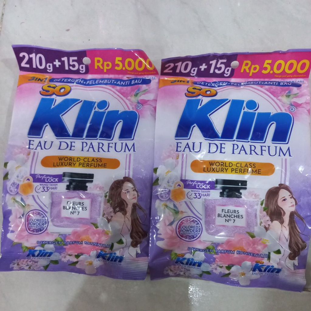 Soklin/So Klin Deterjen Bubuk 225g | So Klin 5000