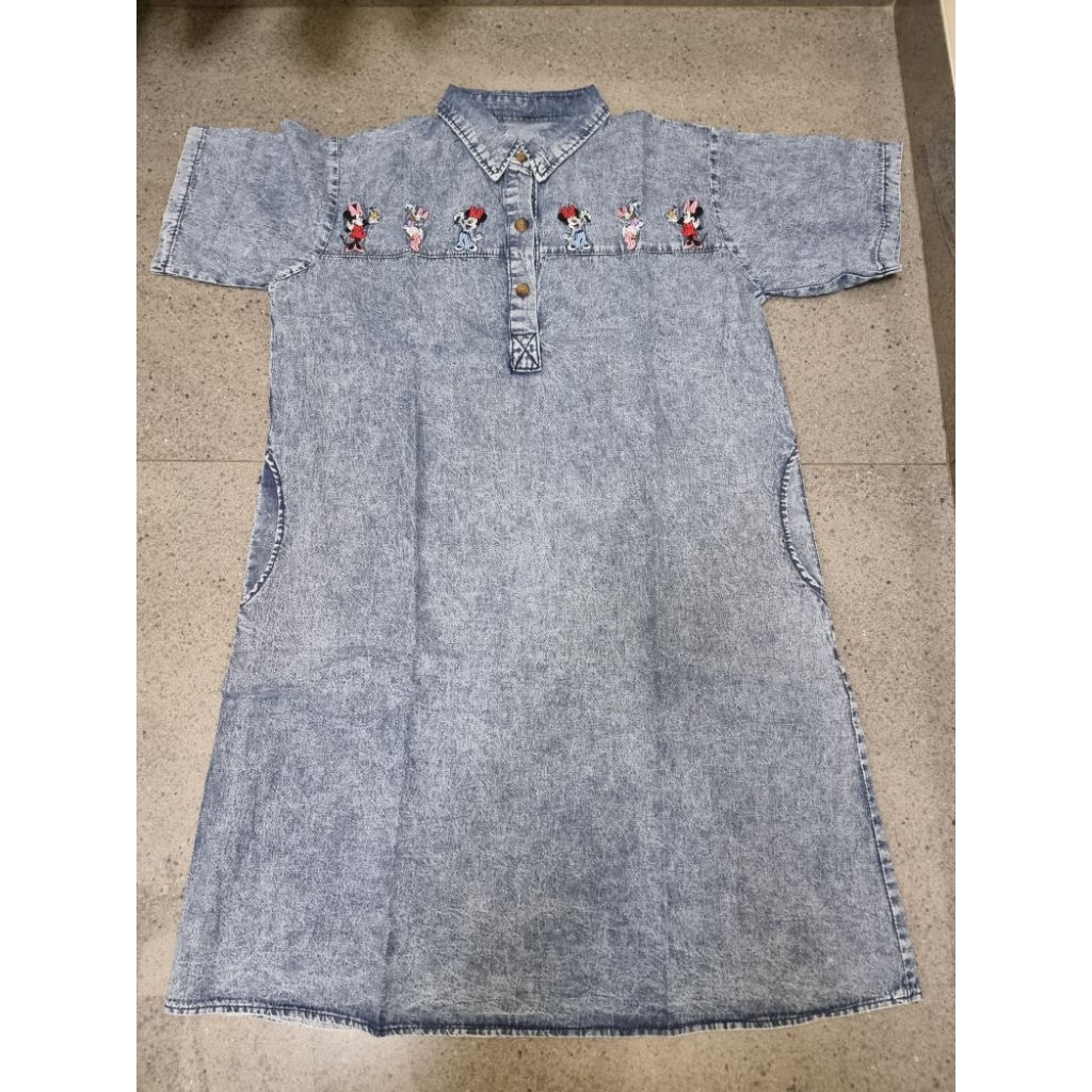Denim dress mickey