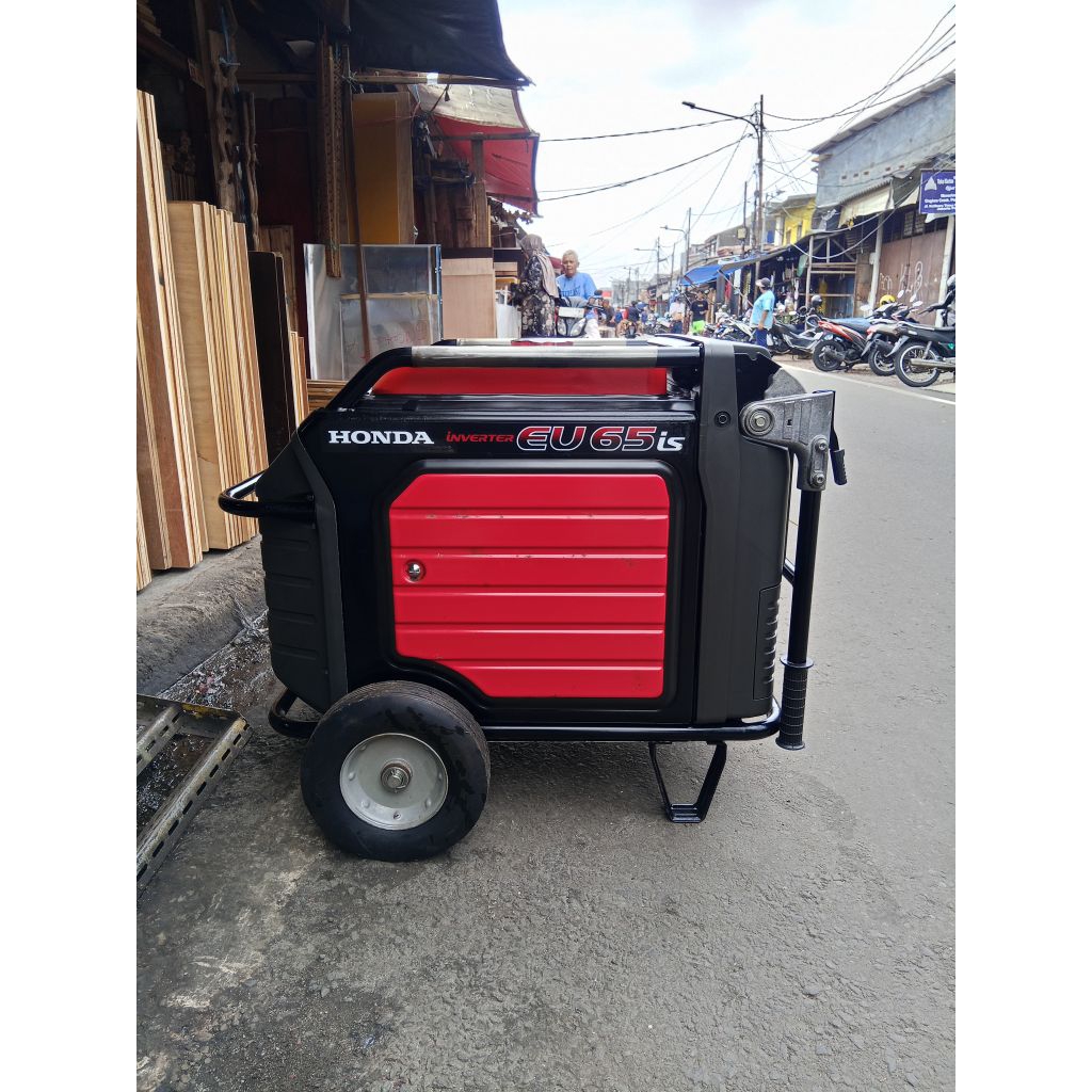 Mesin Genset Silent Honda EU 65is/5500 Watt Elektrik stater