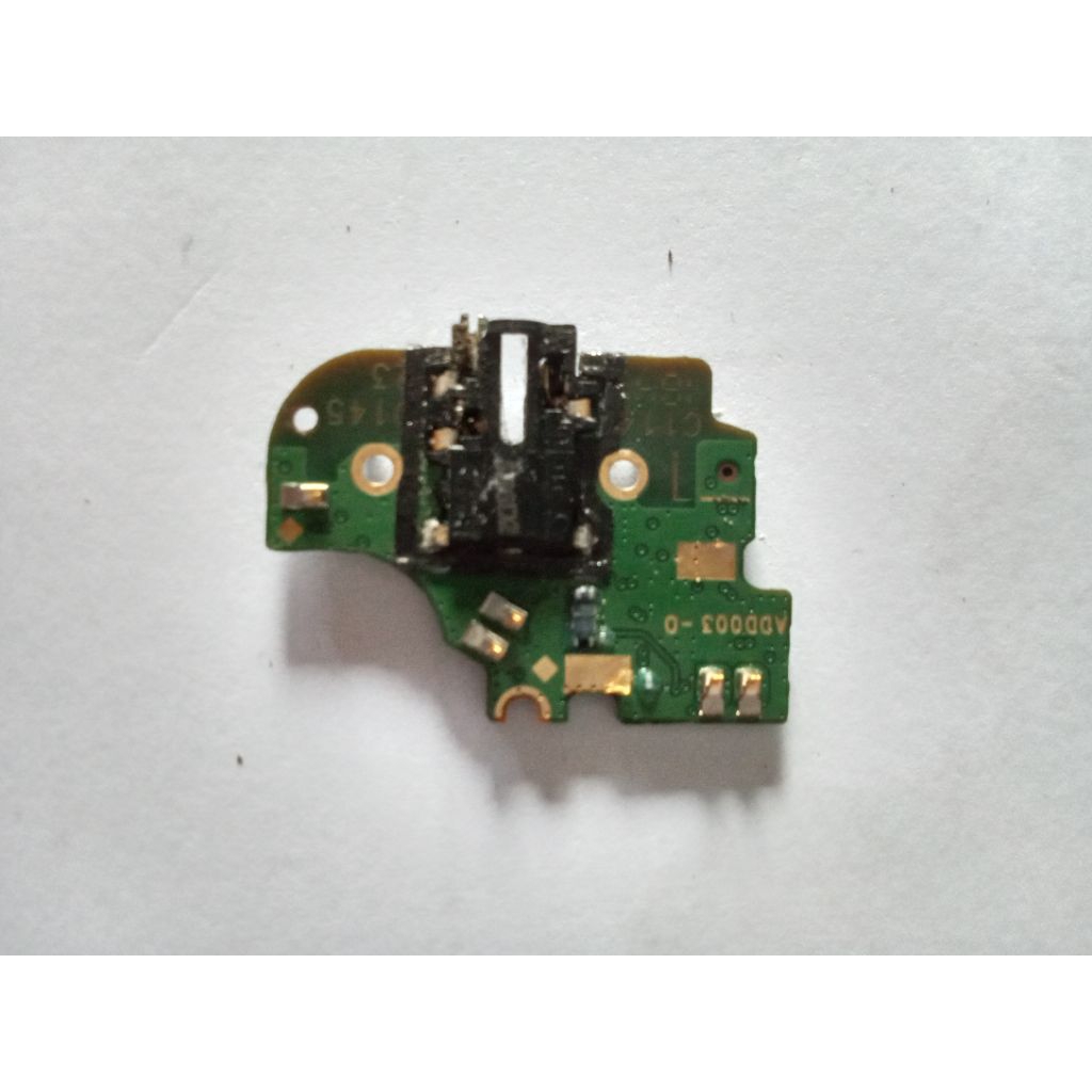 papan cas pcb charger + mic oppo a3s cph1803 ori copotan