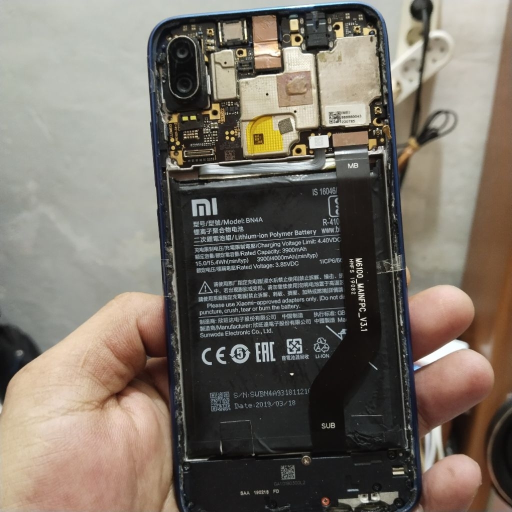 mesin Hanphone Xiomi not7 normal ram 4/64