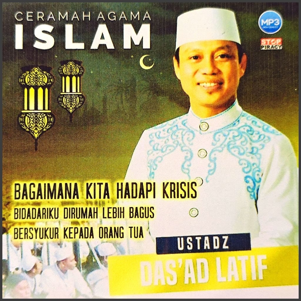 Kaset MP3 Audio Religi Islami Ceramah Dakwah Ust. Das'ad Latif Edisi Album Pilihan Terbaru