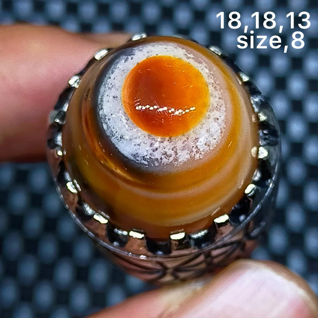 cincin batu akik asli puser karangnunggal mata dewa antik top hq natural (asli alam)