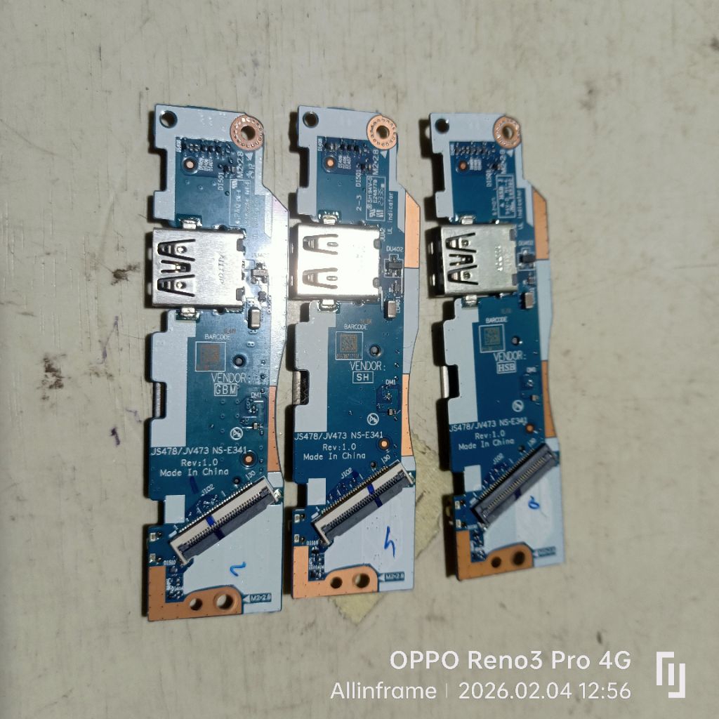 USB Board child board io board Laptop Lenovo IdeaPad 3 14IAU7 S14 G3 IAP 82RJ 5C50S25320 JS478 JV473