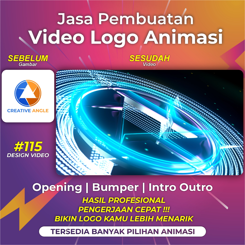 Jasa Animasi Logo | Logo Animation Intro Video