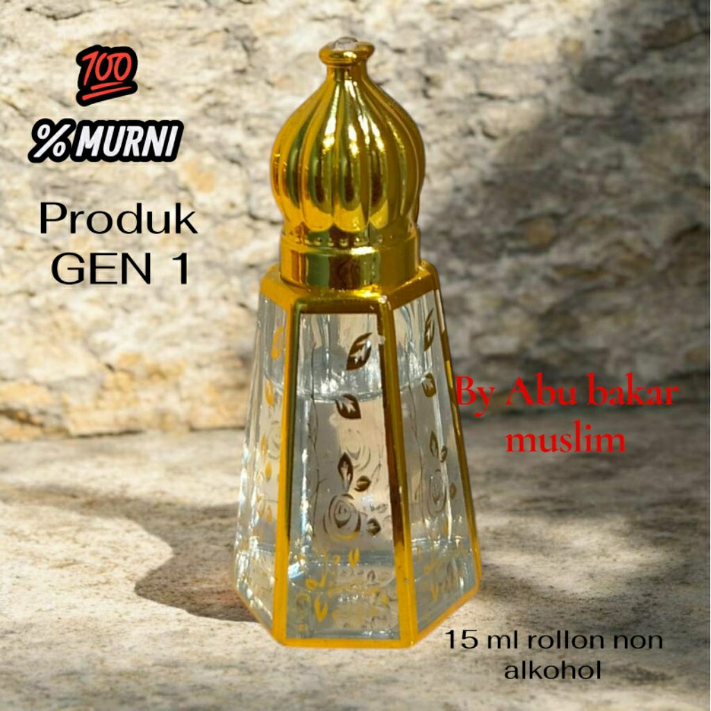 Minyak Wangi Kasturi Putih Super Asli Original 15 ml botol rollon
