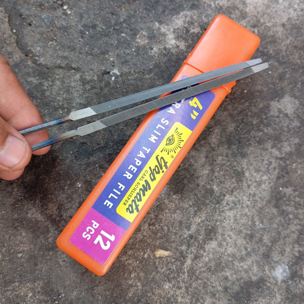 Kikir Mata Gergaji Tjap Mata Original 5 inch kikir segitiga