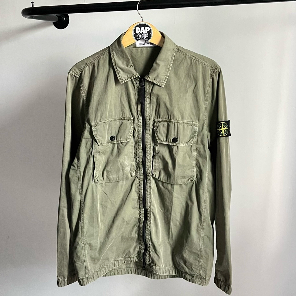 Overshirt Stone Island Green Olive