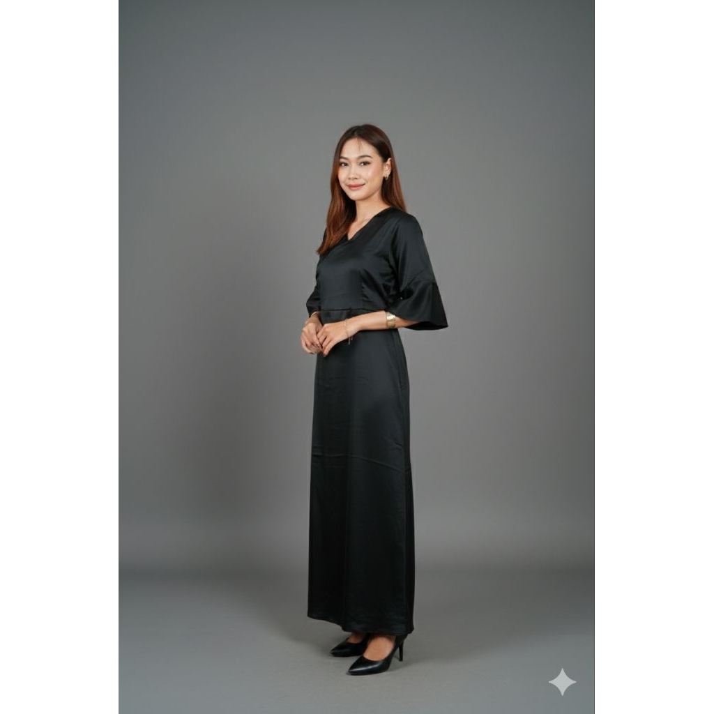 Dress Satin Panjang
