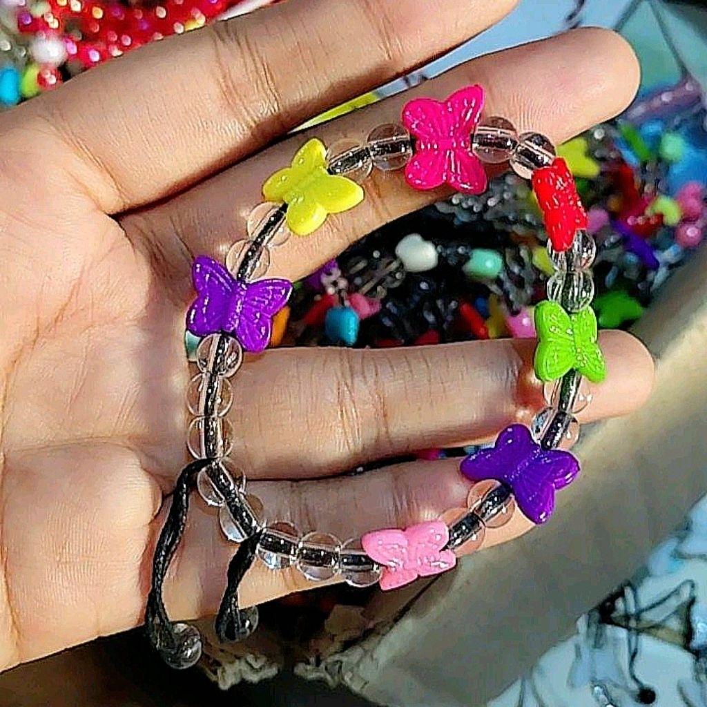 GELANG TALI MANIK MANIK PEREMPUAN GELANG GIBLI MANIK.MANIK ANAK ANAK
