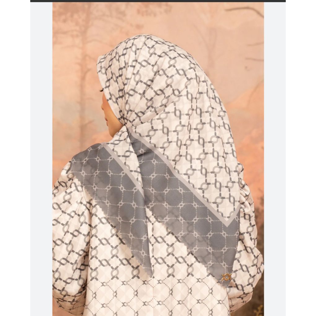 Calya Monogram Scarf Pavement