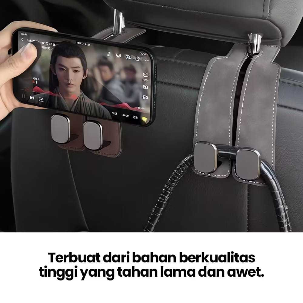 GANTUNGAN JOK MOBIL BAHAN KULIT