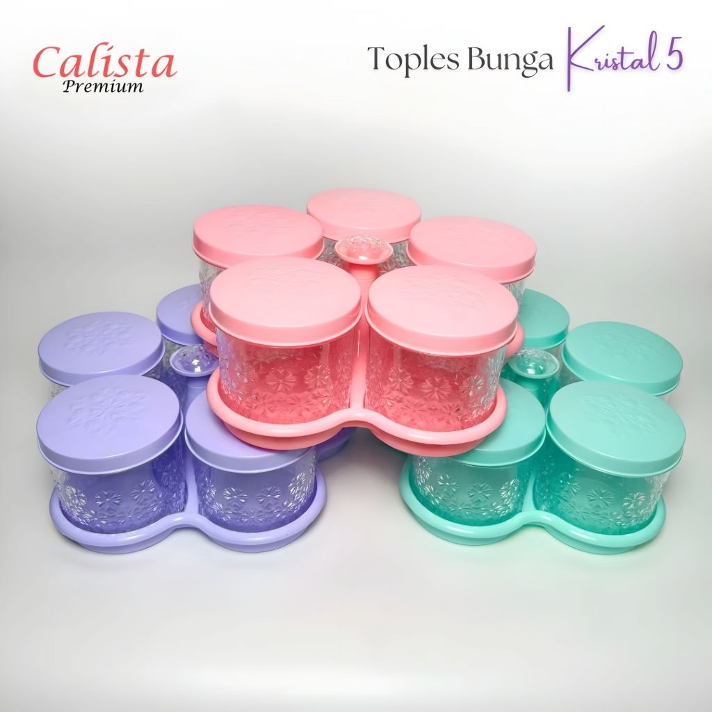 Set Calista Toples Bunga Kristal 5 // Calista Toples Bunga Kristal 6